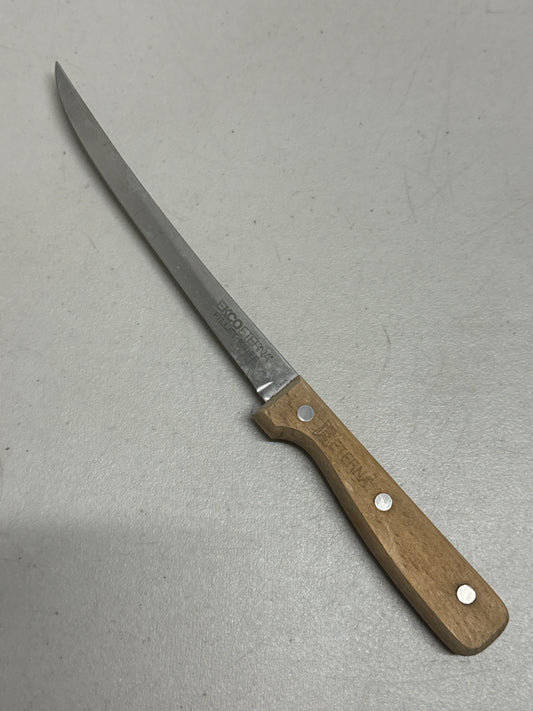 Vintag ecko externa Fillet knife with wood handle