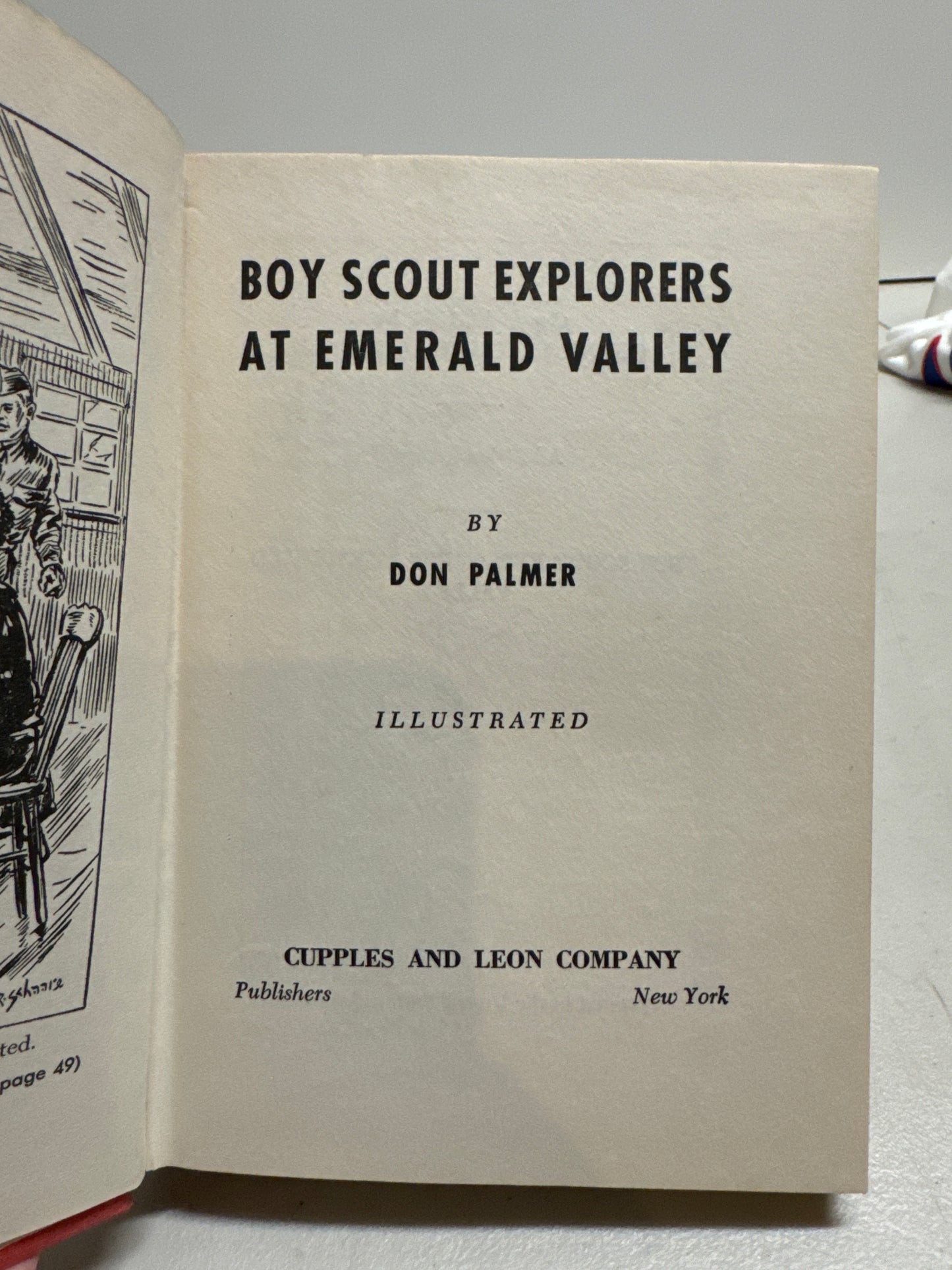 The Boy Scout Explorers at Emerald Valley Book by Don Palmer