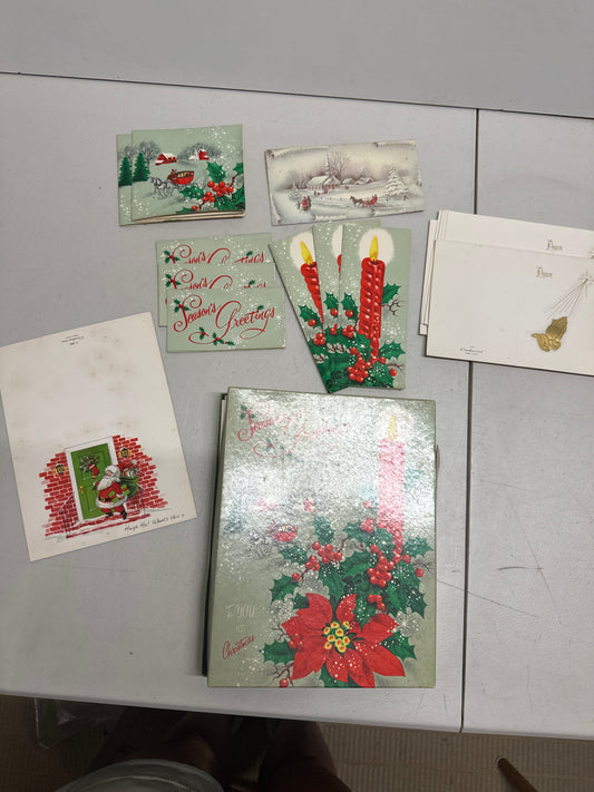 Vintage Lot of Christmas Cards