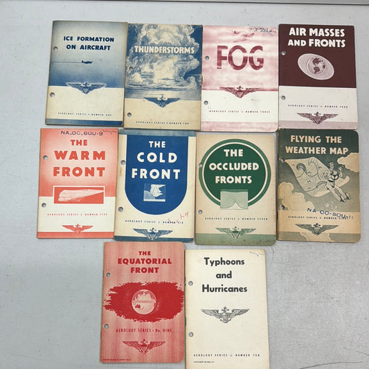 Vintage US Aerology Series Booklets 1-10