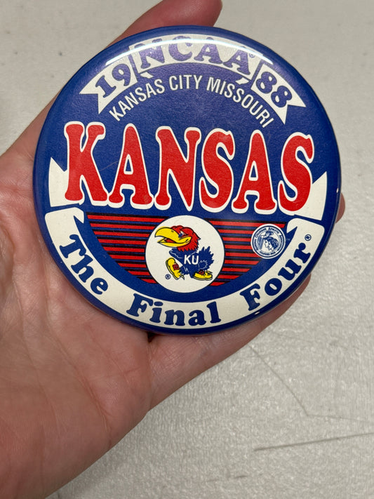 1988 NCAA Kansas The Final Four Pin