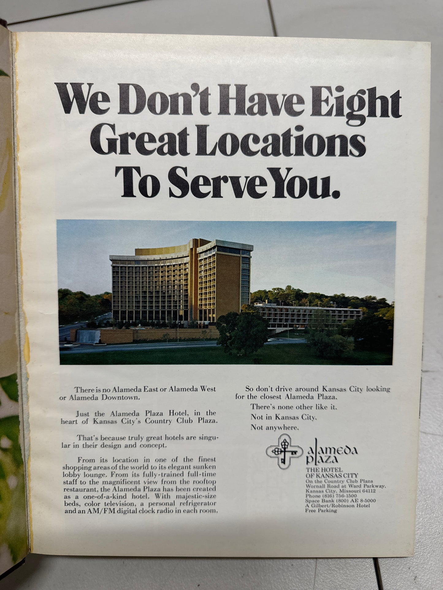 1973 Kansas City Visitor Book