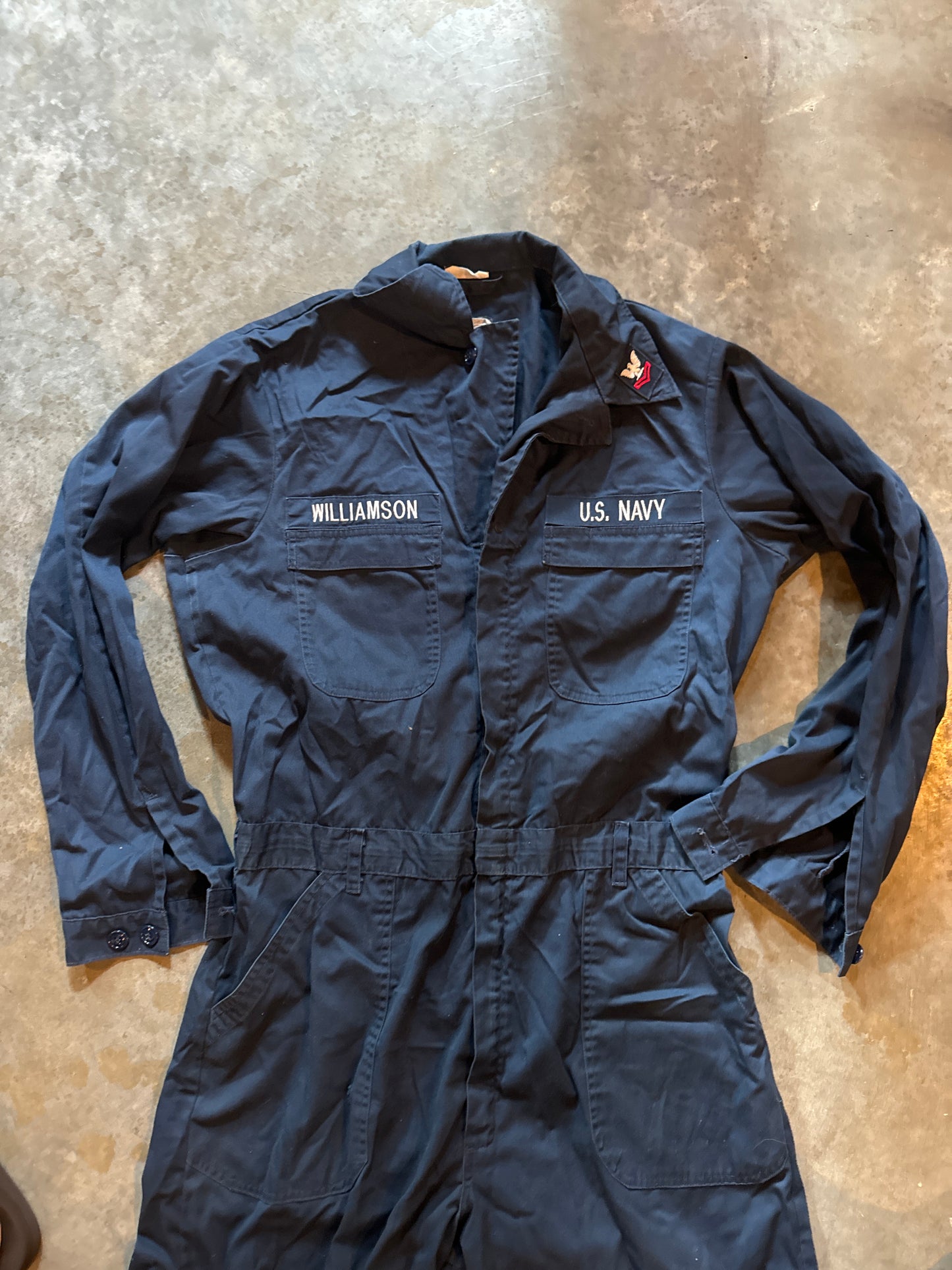 Vintage US Navy Utility Coverall 44 XL