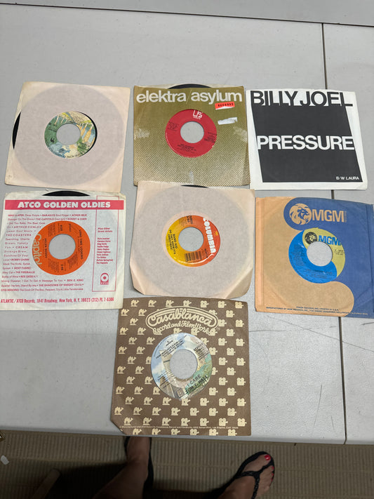 Lot of 7- Records 45s