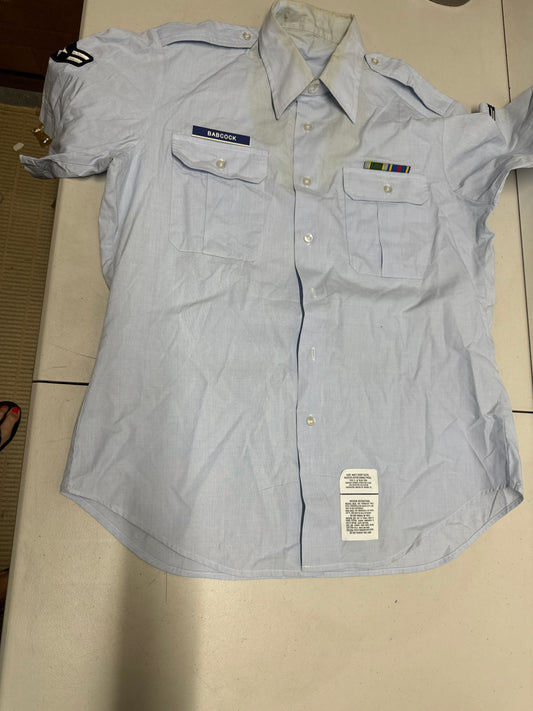 US Air Force Short Sleeve Uniform Shirt Type II  AF Blue 1550