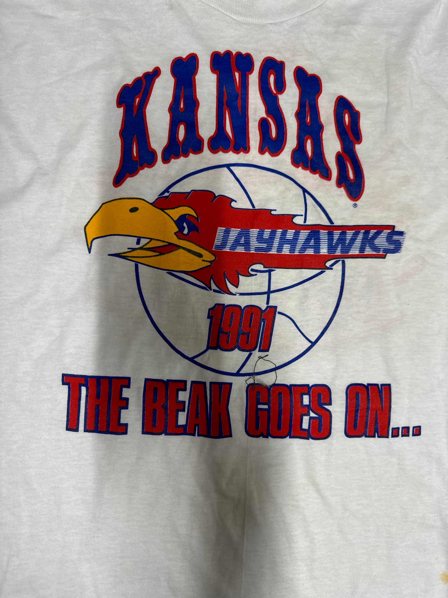 1991 KU Jayhawks T-Shirt XXL