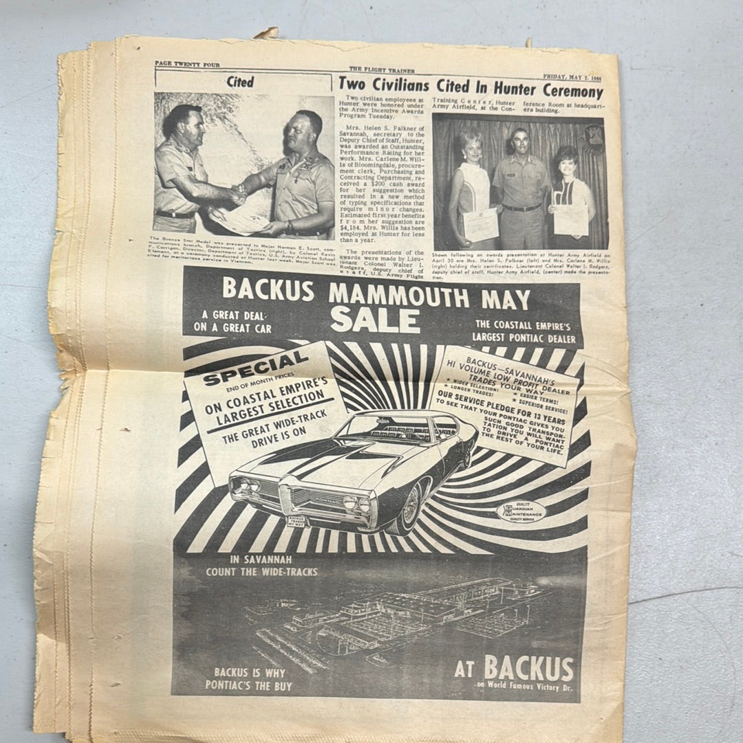 The Flight Trainer Newspaper Vol 1-No. 40 1968