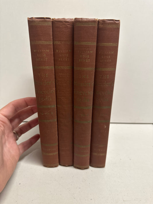 1948 The Readers Encyclopedia Volumes 1-4