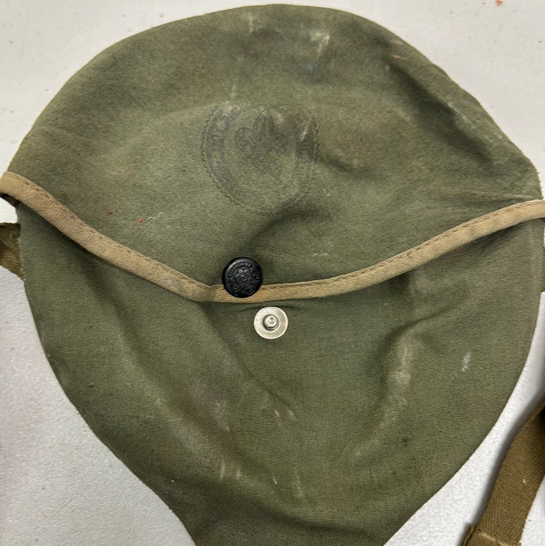 Vintage Boy Scout Mess Kit with cotton carrying case