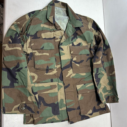 Vintage US Military Camo Jacket Small Short