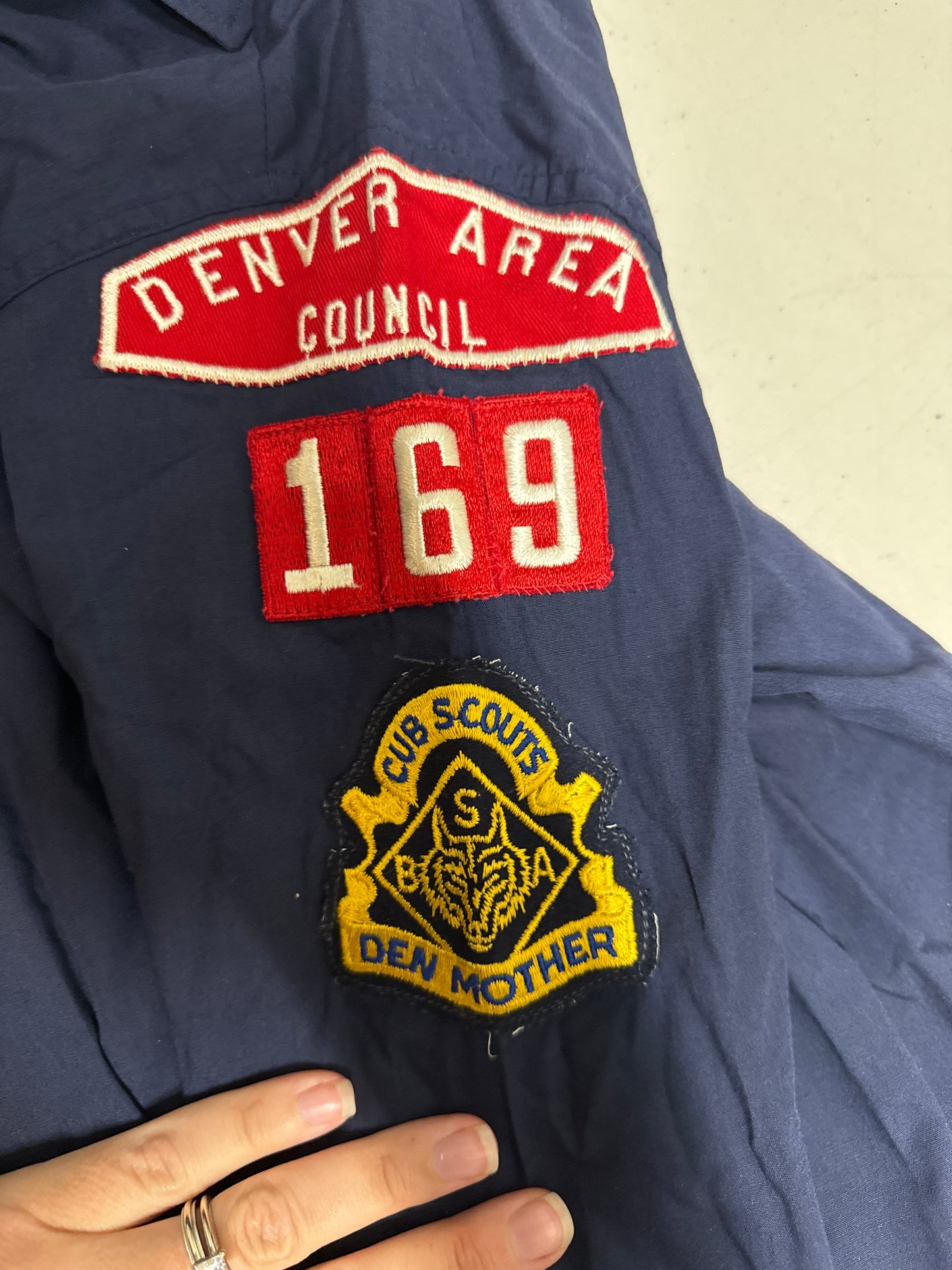 Vintage BSA Den Mothers Uniform Shirt Denver Area Council