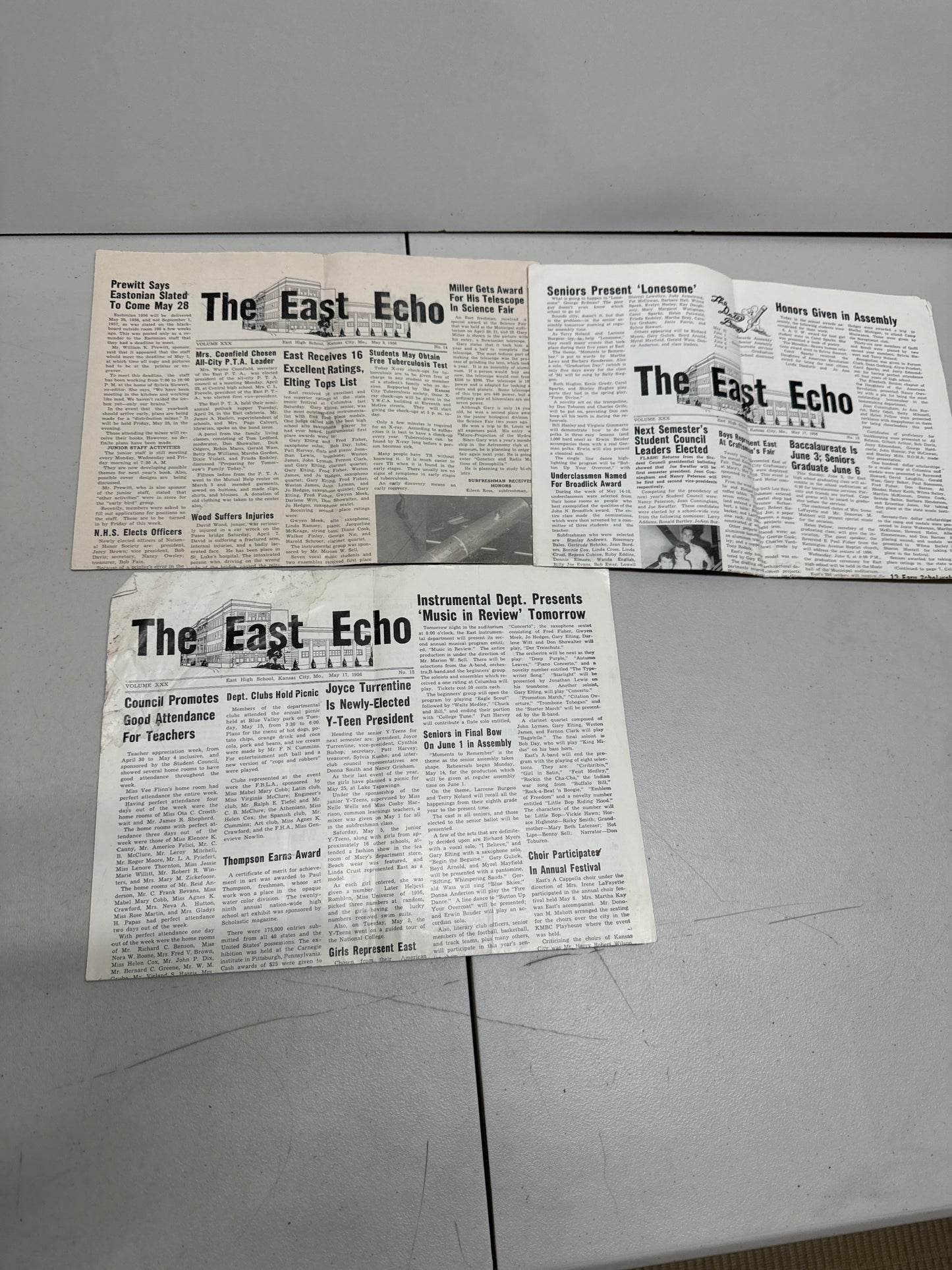 1956 The East Echo-East High School Kansas City MO