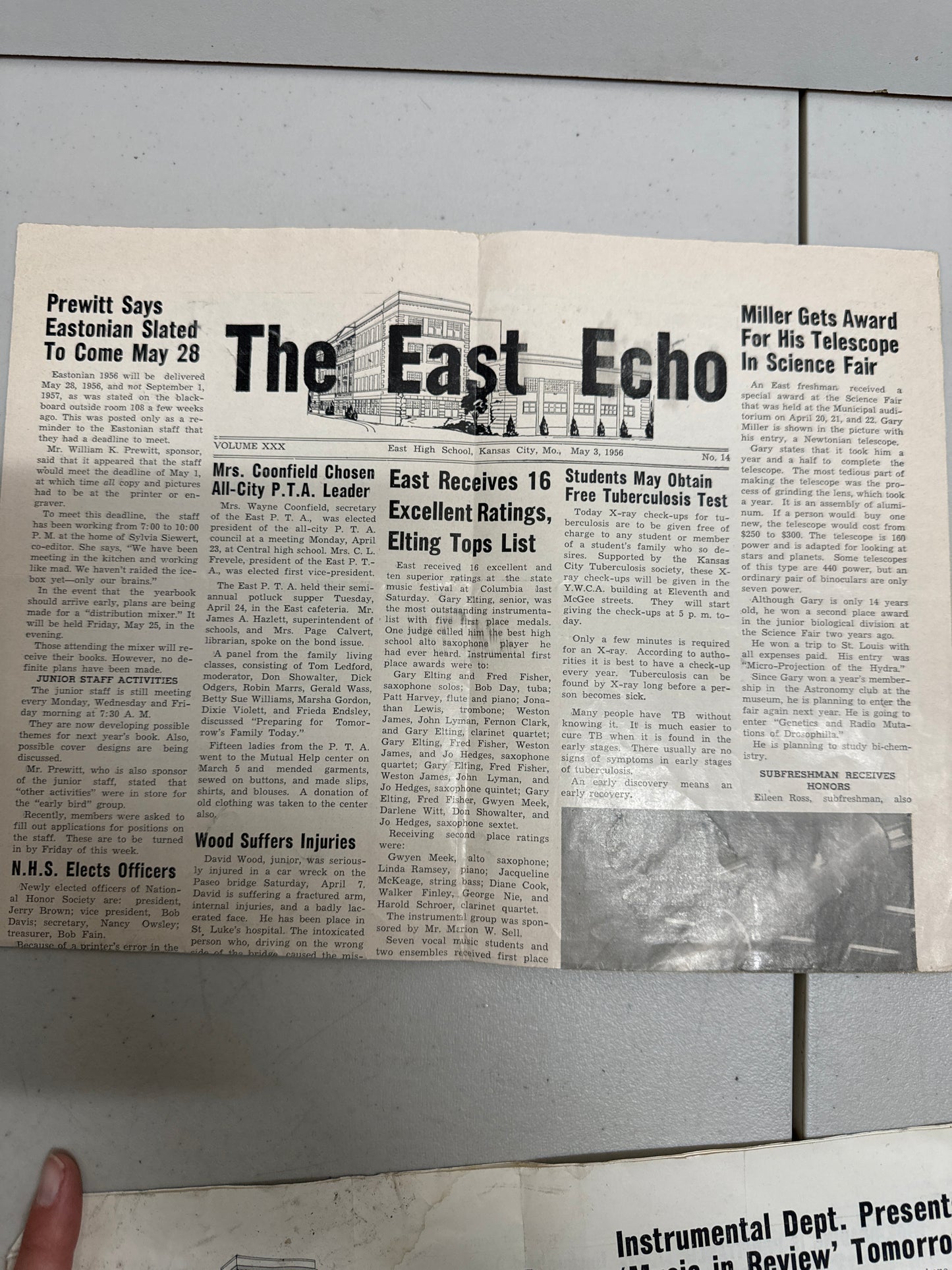 1956 The East Echo-East High School Kansas City MO