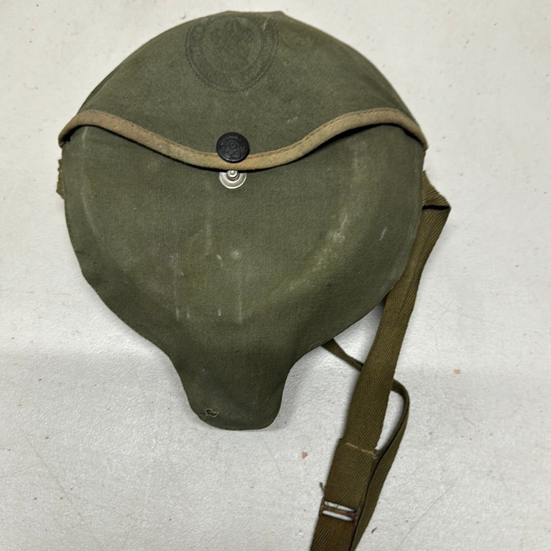 Vintage Boy Scout Mess Kit with cotton carrying case