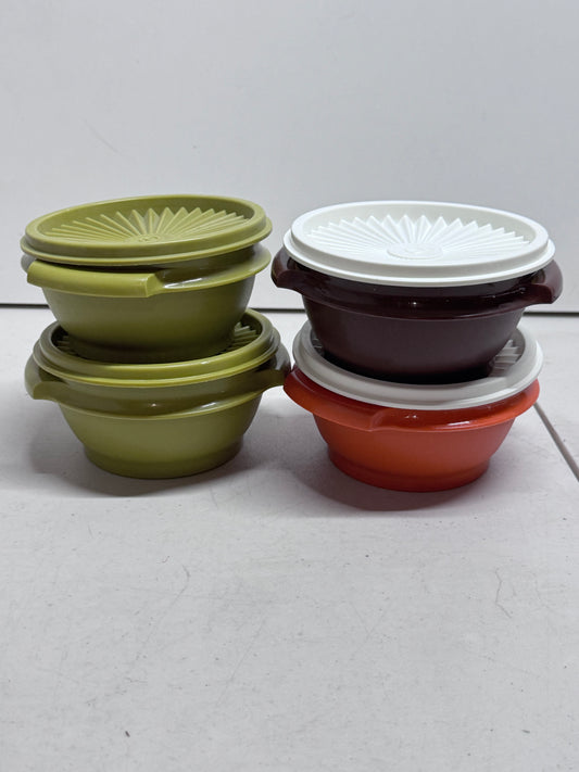 Vintage Tupperware servalier bowls lot of 4